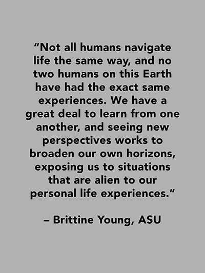 Brittine Young Quote, ASU -grey
