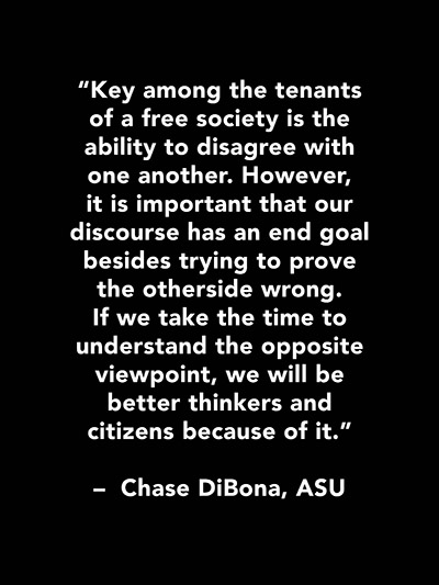 Chase DiBona Quote, ASU -black