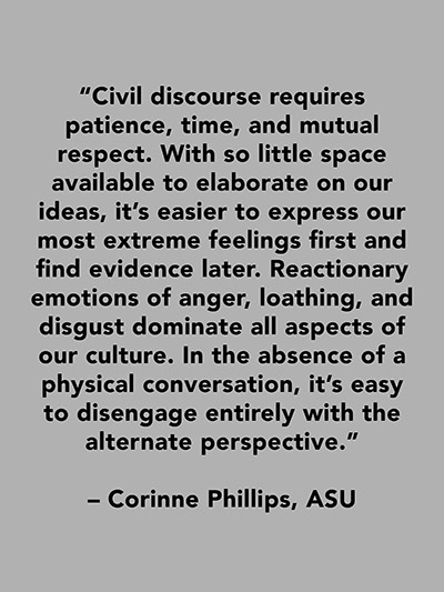 Corinne Phillips Quote, ASU -grey