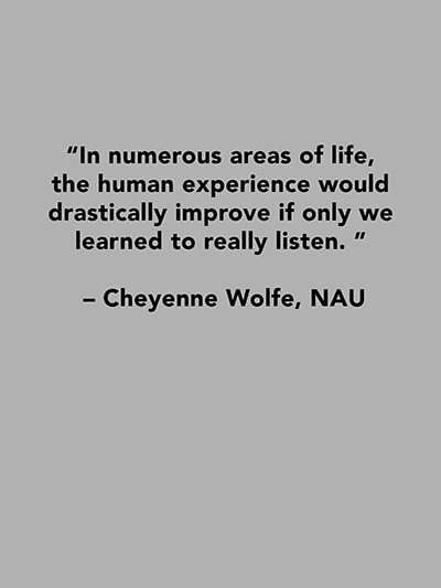 Cheyenne Wolfe, NAU -grey