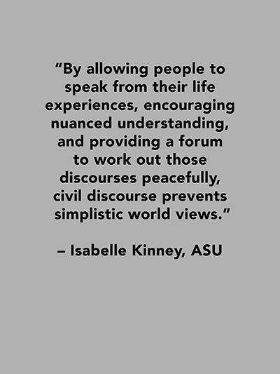 Isabelle Kinney Quote, ASU -grey
