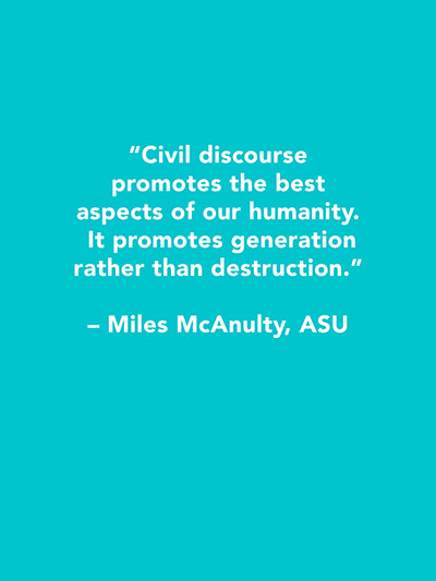 Miles McAnulty Quote, ASU -blue